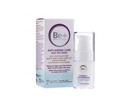Be+ cuidado antiarrugas contorno de ojos bolsas y ojeras 15ml
