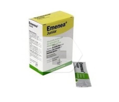 Emenea Junior sobres monodosis cereza 5ml 12 sobres Emenea Junior sobres monodosis cereza 5ml 12 sobres