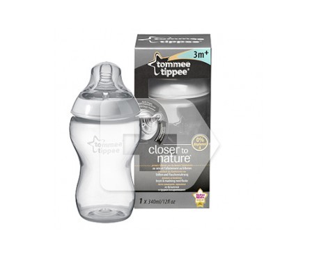 Tommee Tippee biberón 0% BPA con tetina de silicona 340ml 1ud Tommee Tippee biberón 0% BPA con tetina de silicona 340ml 1ud