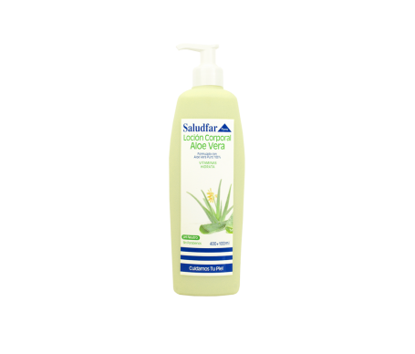 aloe vera loción corporal Saludfar pharma 400ml aloe vera loción corporal Saludfar pharma 400ml