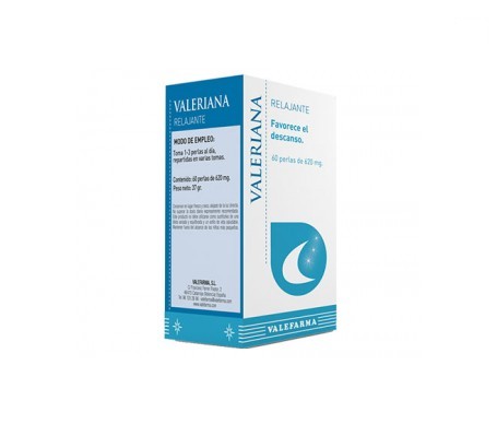 Valefarma Valeriana Bote De 60 Perlas De 620mg Valefarma Valeriana Bote De 60 Perlas De 620mg