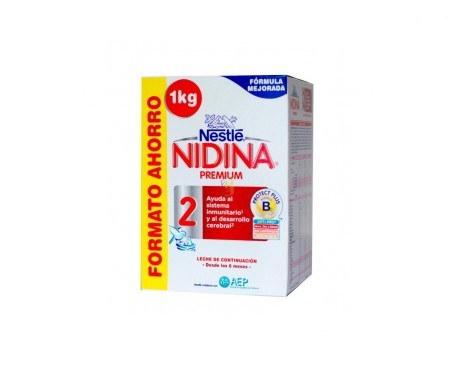 Nestlé Nidina Premium 2 Formato Ahorro 1 Kg Nestlé Nidina Premium 2 Formato Ahorro 1 Kg