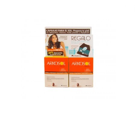 Arkosol Advance 30 perlas + 30 perlas + REGALO bolsa para bañador