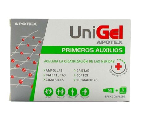 Unigel Acelerador Cicatrización Crema + 3 Apositos Unigel Acelerador Cicatrización Crema + 3 Apositos