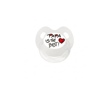 Bibi Chupete Silicona 0-6 Papa Is The Best Bibi Chupete Silicona 0-6 Papa Is The Best