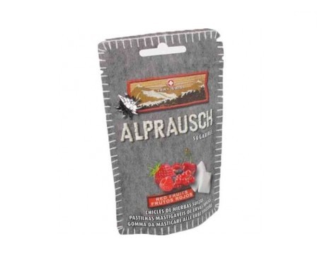 Alprausch Chicle Frutos Rojos Sugar Free 31gr Alprausch Chicle Frutos Rojos Sugar Free 31gr