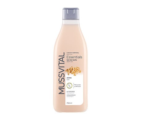 Mussvital essentials gel baño extracto de avena 750ml Mussvital essentials gel baño extracto de avena 750ml