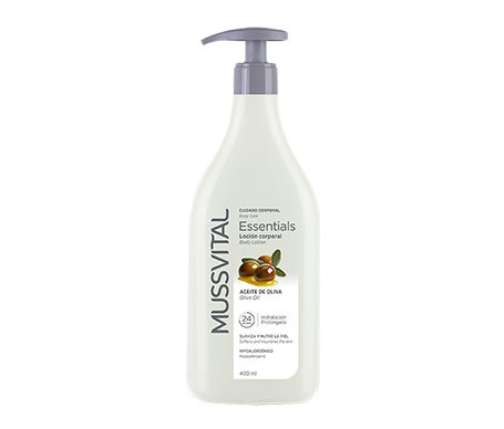 Mussvital Essentials Locion Corporal Ac Oliva 400 Ml Mussvital Essentials Locion Corporal Ac Oliva 400 Ml