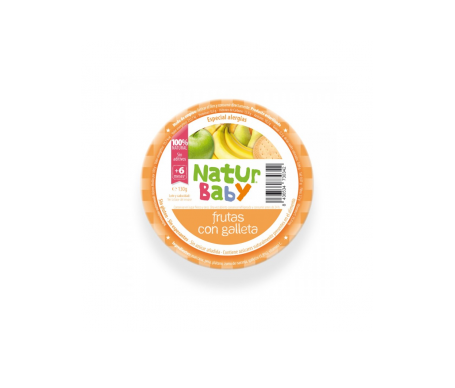 Natur Baby Frutas Con Galleta S/alergias 130g Natur Baby Frutas Con Galleta S/alergias 130g