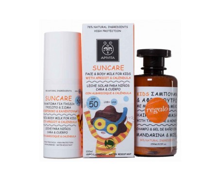 Apivita Suncare Kids Spf 50 Leche+champúgel Regal Apivita Suncare Kids Spf 50 Leche+champúgel Regal