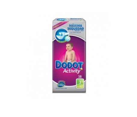 Dodot Activity T3 De 4 A 10 Kg 58 Unidades Dodot Activity T3 De 4 A 10 Kg 58 Unidades