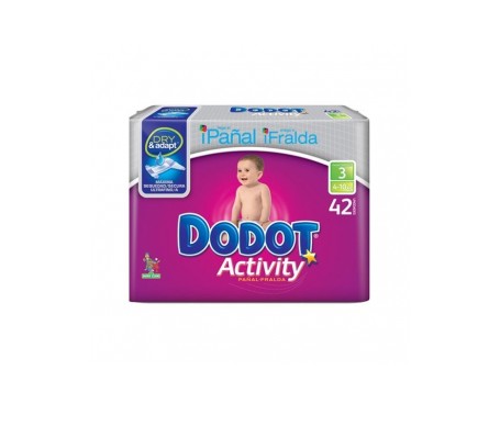 Dodot Pañal Plus Activity T/3 4-10kg 42 U Dodot Pañal Plus Activity T/3 4-10kg 42 U