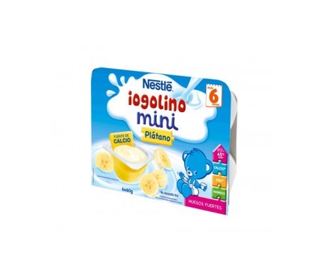 Nestle Iogolino Mini De Plátatano 6x60 G Nestle Iogolino Mini De Plátatano 6x60 G