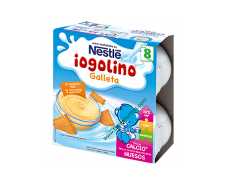 Nestle Iogolino Postre Galleta 4x100gr 8m+ Nestle Iogolino Postre Galleta 4x100gr 8m+