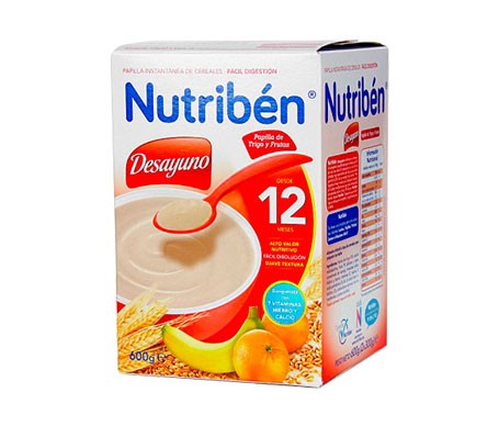 Nutribén® Desayuno Papilla De Trigo Con Fruta 12m+ 600g Nutribén® Desayuno Papilla De Trigo Con Fruta 12m+ 600g