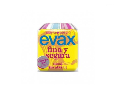 Evax Compresas Fina Y Segura Maxi 14 Und Evax Compresas Fina Y Segura Maxi 14 Und