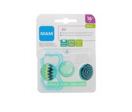 Chupete Silicona Mam Night 16+ M 2 U +caja Esterilizadora Chupete Silicona Mam Night 16+ M 2 U +caja Esterilizadora