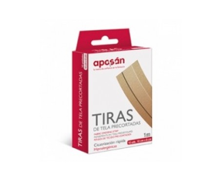 Aposan Tiras Tela 10u 10x6cm Aposan Tiras Tela 10u 10x6cm