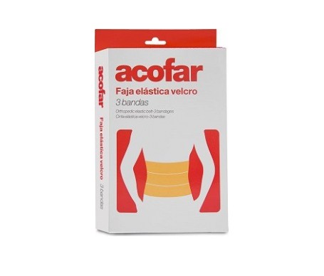 Acofar Faja Elastica Velcro 3 Bandas T3 Acofar Faja Elastica Velcro 3 Bandas T3