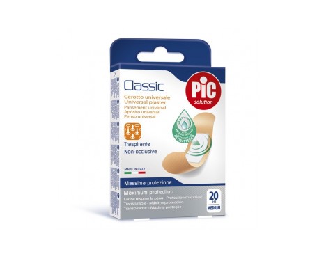 Pic Classic Aposito Adhesivo Med 20 U Pic Classic Aposito Adhesivo Med 20 U