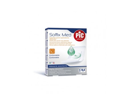Pic Soffix Med Antibacteriano Post Op Aposito Adhesivo 10 X 8 C Pic Soffix Med Antibacteriano Post Op Aposito Adhesivo 10 X 8 C