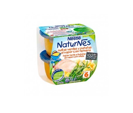 Naturnes J Verdes Patatas Al Vapor Con Ternera 200 G 2 U Naturnes J Verdes Patatas Al Vapor Con Ternera 200 G 2 U