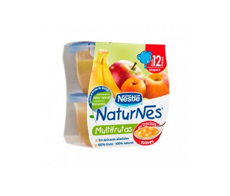 Naturnes Multifrutas Con Trocitos 130 G 2 U Naturnes Multifrutas Con Trocitos 130 G 2 U