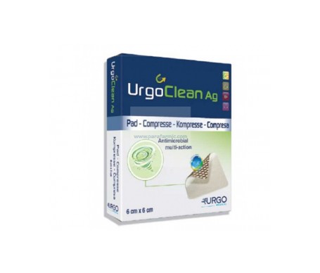 Urgoclean Aposito Esteril Poliacrilato + Hidrocoloide Plata 10x Urgoclean Aposito Esteril Poliacrilato + Hidrocoloide Plata 10x