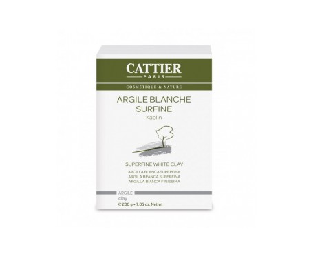 Cattier Argile Blanche Surfine 200 G Cattier Argile Blanche Surfine 200 G