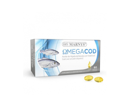 Marnys Omegacod Aceite De Hígado De Bacalao Con Vitamina E 60 C Marnys Omegacod Aceite De Hígado De Bacalao Con Vitamina E 60 C