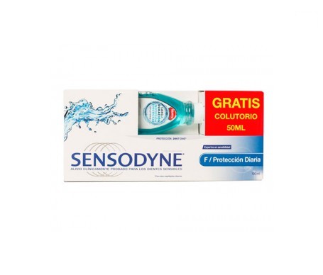 Sensodyne F Protec. Diaria + Colutorio Regalo Sensodyne F Protec. Diaria + Colutorio Regalo