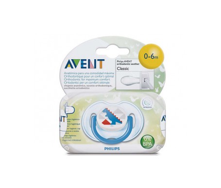 Philips Avent Chupete Anatómico Ortodóntico 0-6m Philips Avent Chupete Anatómico Ortodóntico 0-6m