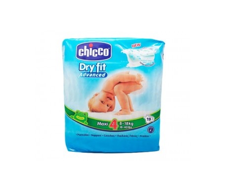 Chicco Pañales Dry Fit Advanced Maxi T4 8-18 Kg 19 Unidades Chicco Pañales Dry Fit Advanced Maxi T4 8-18 Kg 19 Unidades