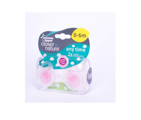 Tommee Tippee 2 Chupetes Pure 0-3meses Rosas Tommee Tippee 2 Chupetes Pure 0-3meses Rosas