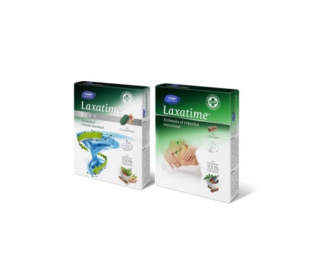 Mayla Pharma Pack Laxatime Plus 30 Comp + Laxatime 30 Caps Mayla Pharma Pack Laxatime Plus 30 Comp + Laxatime 30 Caps