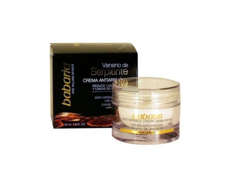 Babaria Crema Facial Antiarrugas Veneno De Serpiente 50ml Babaria Crema Facial Antiarrugas Veneno De Serpiente 50ml