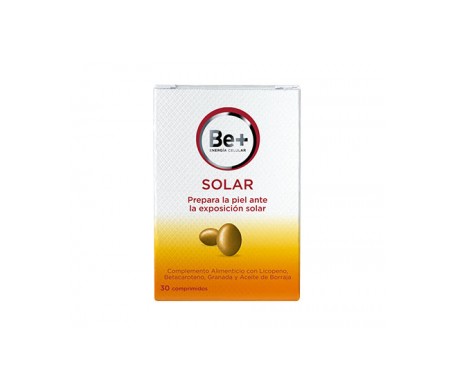 Be+ Solar con Licopeno y Betacaroteno 3x30 Capsulas 