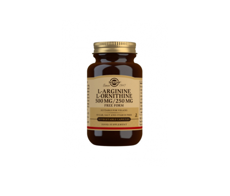 Solgar Arginina Ornitina Cap Solgar Arginina Ornitina Cap