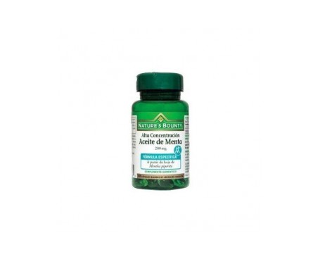 Nature's Bounty Aceite De Menta 200 Mg 60 Cápsulas Nature's Bounty Aceite De Menta 200 Mg 60 Cápsulas