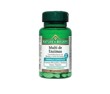 Nature's Bounty Multi De Enzimas + Betaina + Ac De Menta 90 Comp Nature's Bounty Multi De Enzimas + Betaina + Ac De Menta 90 Comp