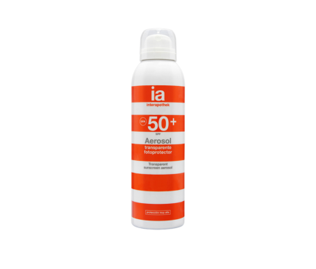 Interapothek Aerosol Trasparante Fotoprotector Spf50+ 250 Ml Interapothek Aerosol Trasparante Fotoprotector Spf50+ 250 Ml