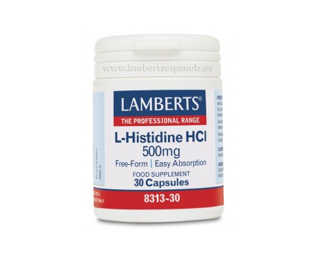 Lamberts Histidina 500 Mg 30 Cap Lamberts Histidina 500 Mg 30 Cap