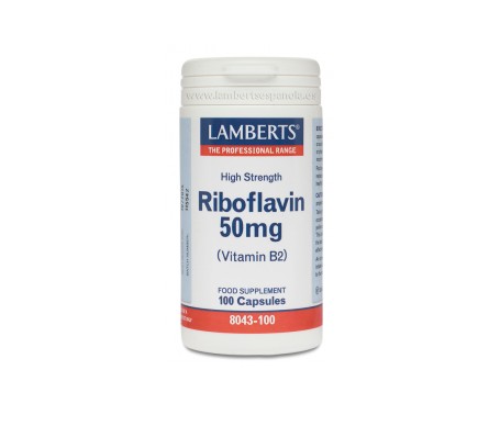 Lamberts Vit B2 Riboflavina 50 Mg Lamberts Vit B2 Riboflavina 50 Mg