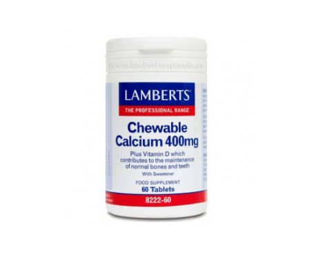 Lamberts Calcio Masticable 400 Mg 60 Comp Lamberts Calcio Masticable 400 Mg 60 Comp