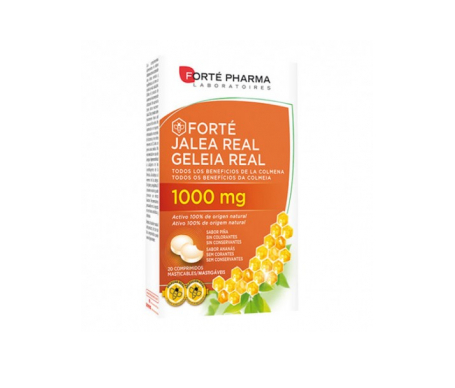 Forte Pharma Jalea Real Sabor Piña 20 Comprimidos Masticables Forte Pharma Jalea Real Sabor Piña 20 Comprimidos Masticables