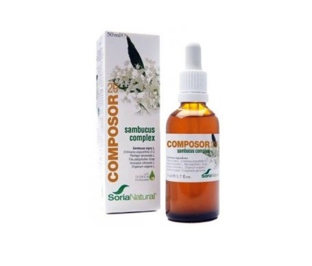 Soria Natural Composor 29 - Sambucus Complex 50ml Soria Natural Composor 29 - Sambucus Complex 50ml