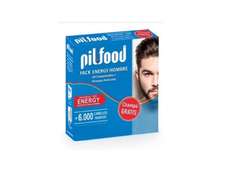 Pil Food Energy Hombre 60 Caps + Champú Pil Food Energy Hombre 60 Caps + Champú