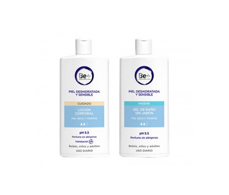 Be+ Pack Locion Piel Seca Y Tirante 1l + Gel De Baño Sin Jabon Be+ Pack Locion Piel Seca Y Tirante 1l + Gel De Baño Sin Jabon