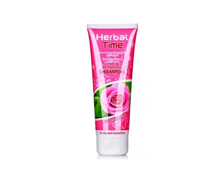 Herbal Time Champú reparador con rosa de Bulgaria 250ml Herbal Time Champú reparador con rosa de Bulgaria 250ml
