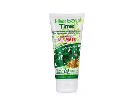 Herbal Time Mascarilla reparadora con aceite de argán y ortiga 200ml Herbal Time Mascarilla reparadora con aceite de argán y ortiga 200ml